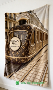 Louis Vuitton Throw Blankets